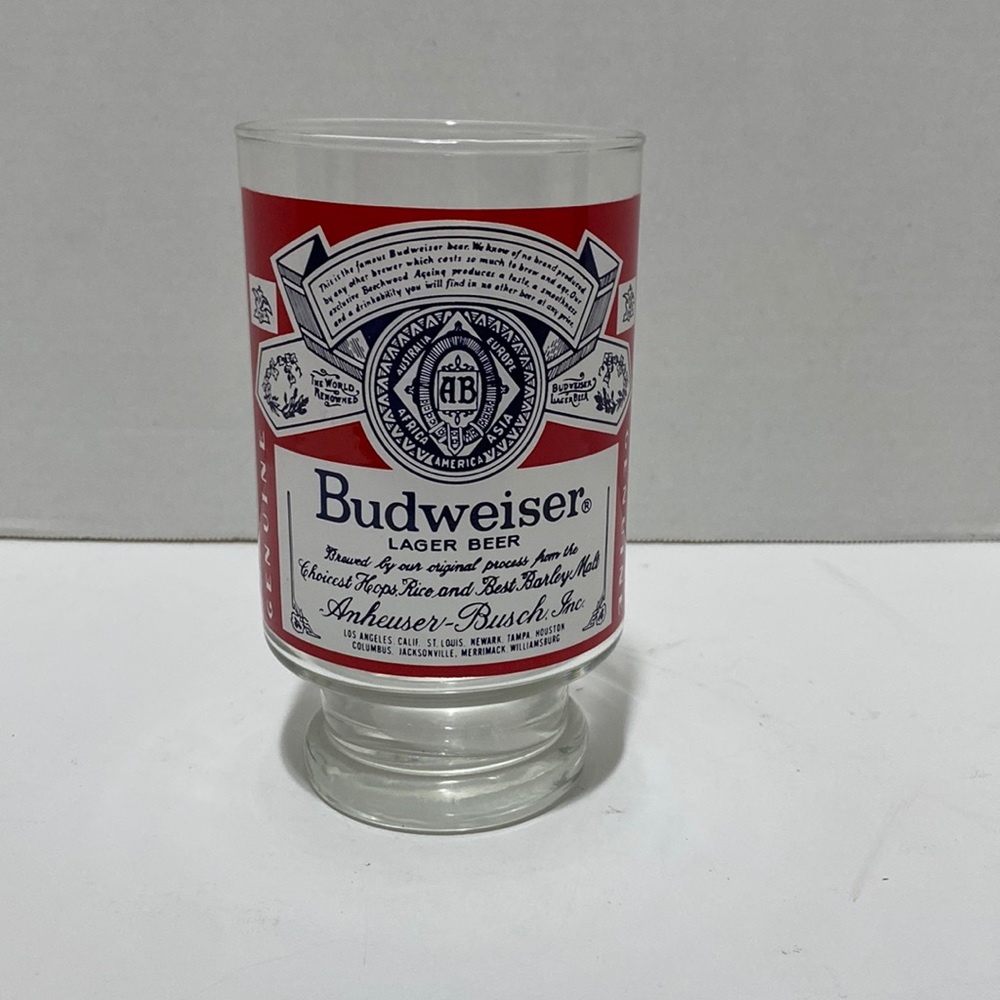 Budweiser glass